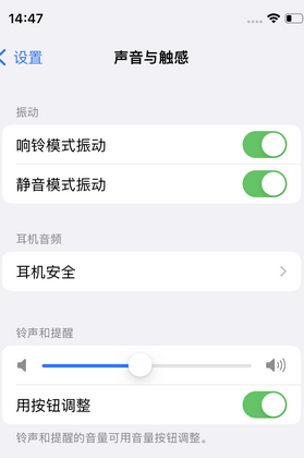 舟山苹果锁屏维修分享iPhone锁屏时声音忽大忽小调整方法