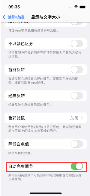 舟山苹果15维修店分享iPhone 15 Pro系列屏幕亮度 