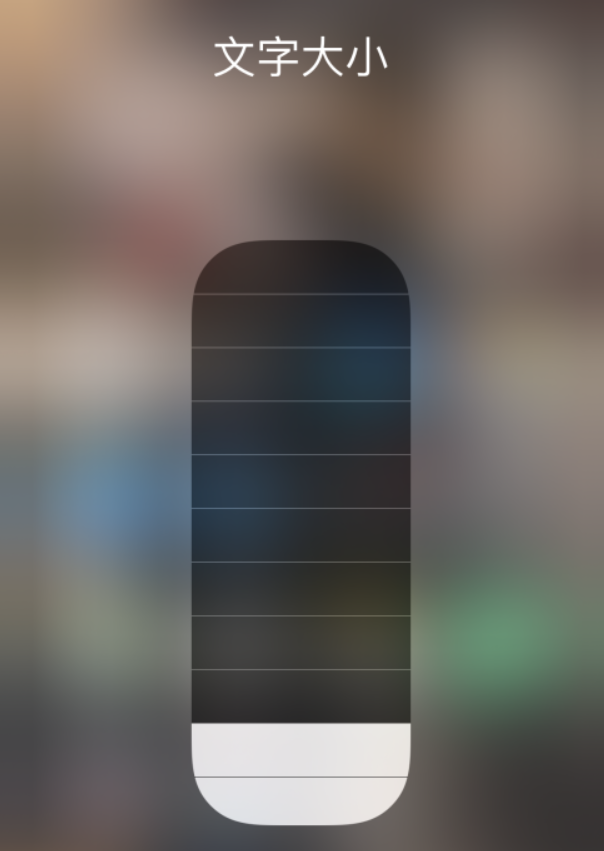 舟山苹果手机维修分享小技巧：在 iPhone 控制中心快速调节字体大小 