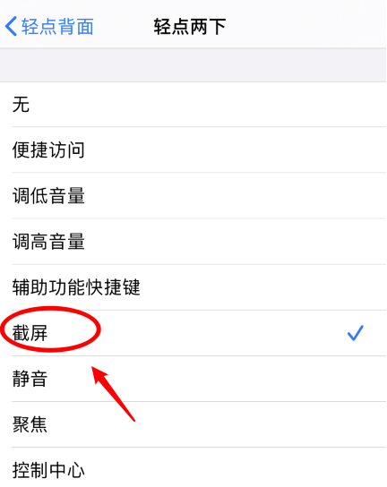 舟山苹果手机维修分享iPhone12如何启用双击截屏 